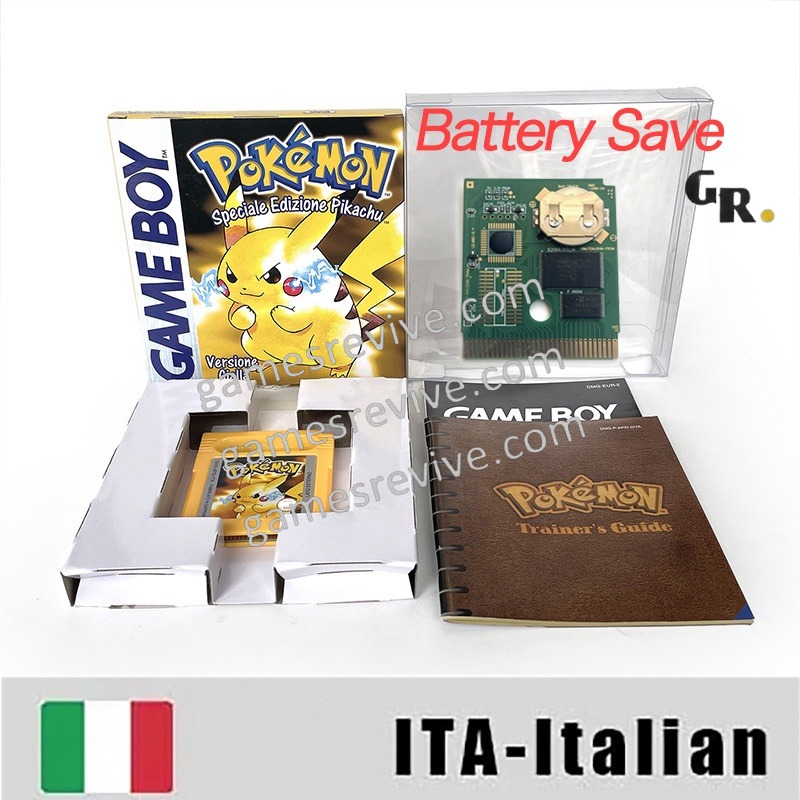 Pokemon Version Jaune - Italien - Game Boy