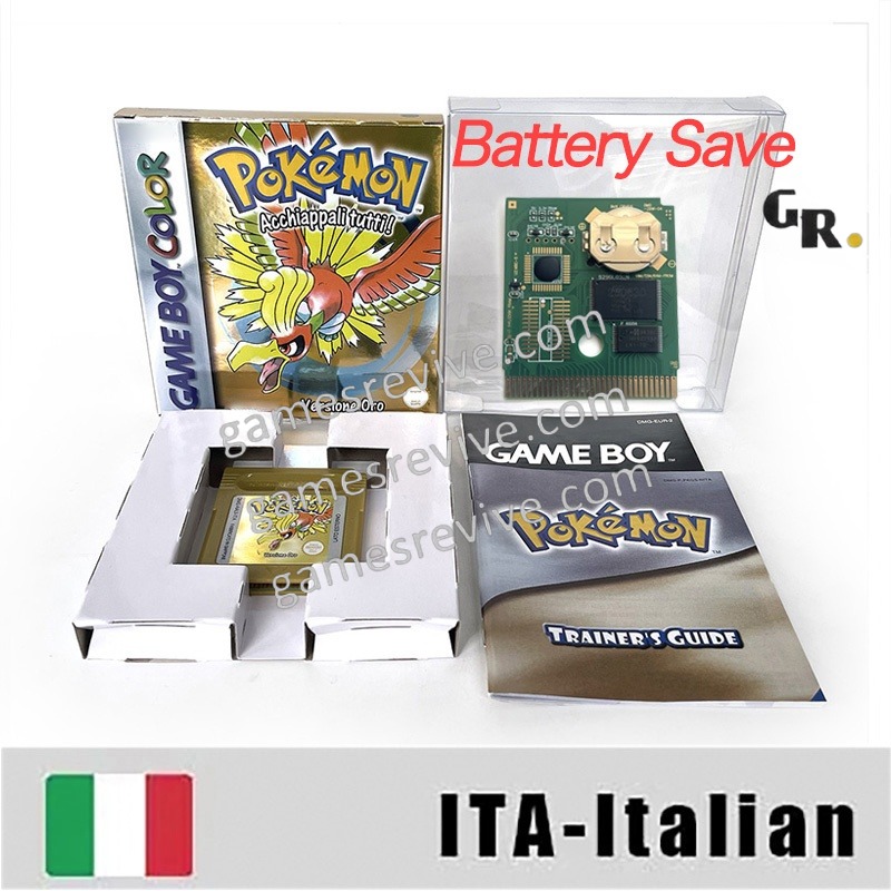 Pokemon Version Or - Italien - Game Boy Color Pokemon Version Or - Italien - Game Boy Color
