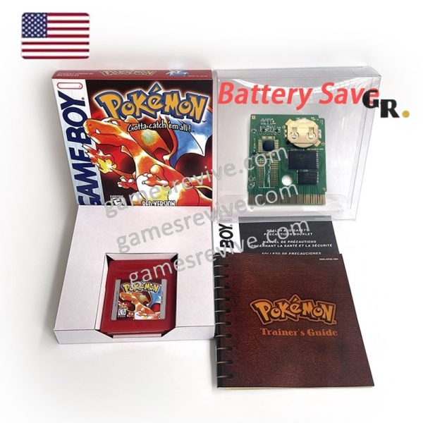 Pokemon Version Rouge - Anglais US - Game Boy