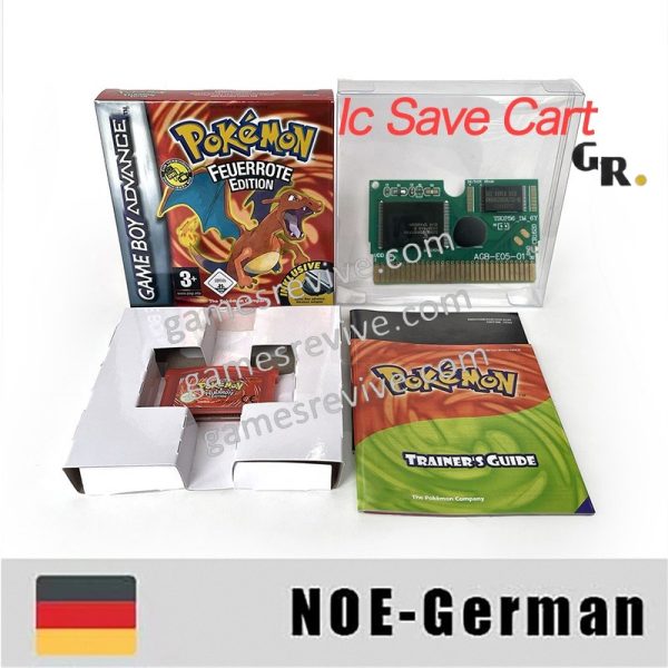 Pokemon Version Rouge Feu - Europe - Game Boy Advance