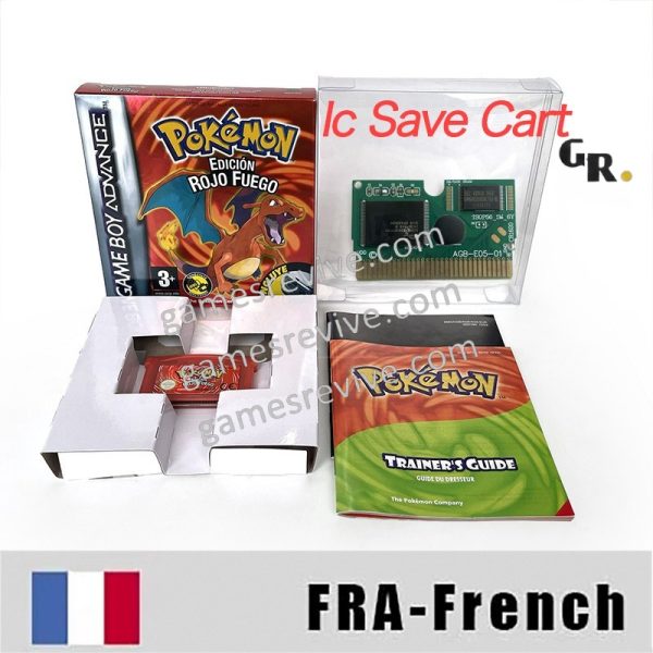 Pokemon Version Rouge Feu - Francais - Game Boy Advance