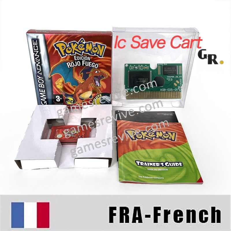 Pokemon Version Rouge Feu - Francais - Game Boy Advance