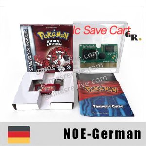 Pokemon Version Rubis – Europe – Game Boy Advance