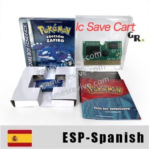Pokemon Version Saphir – Espagnol – Game Boy Advance