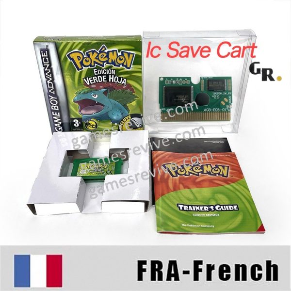 Pokemon Version Vert Feuille - Francais - Game Boy Advance