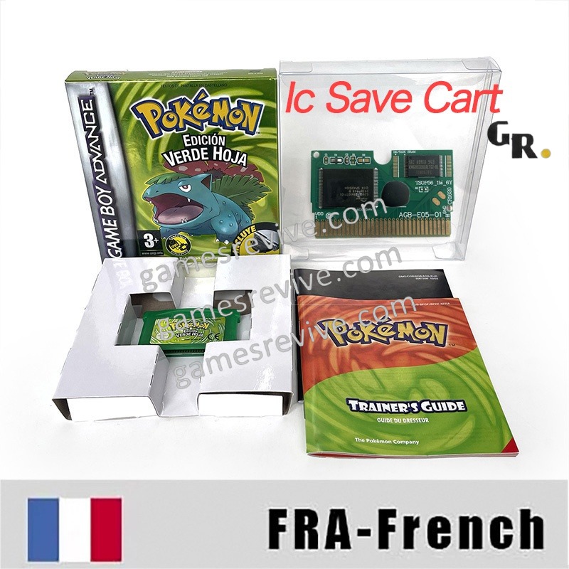 Pokemon Version Vert Feuille - Francais - Game Boy Advance
