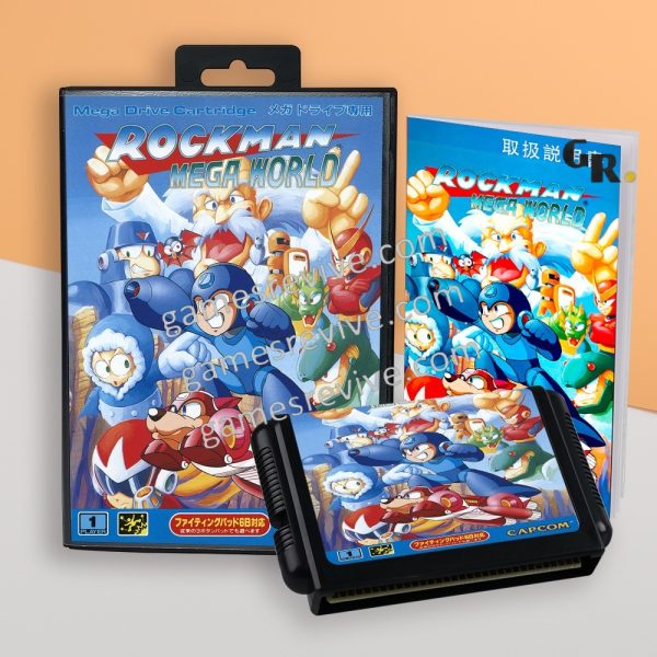 Rockman - Mega world - Sega Megadrive Jap Rockman - Mega world - Sega Megadrive Jap