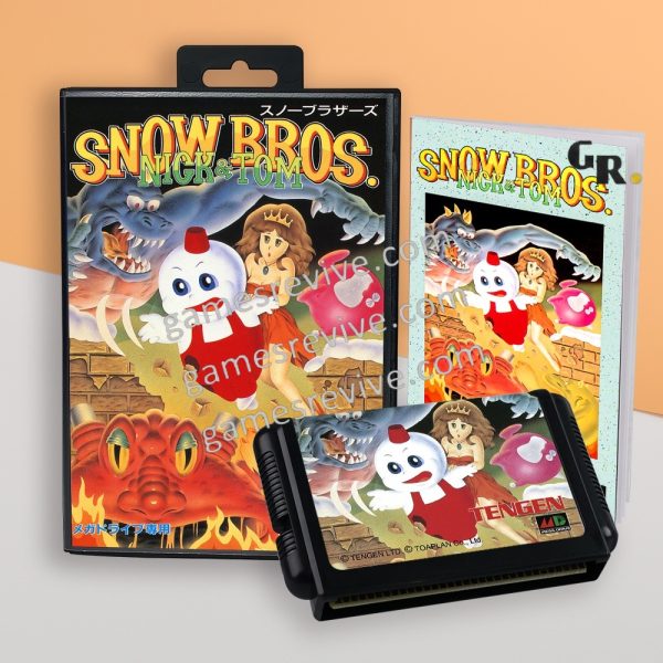 Snow Bros - Sega Megadrive Jap Snow Bros - Sega Megadrive Jap