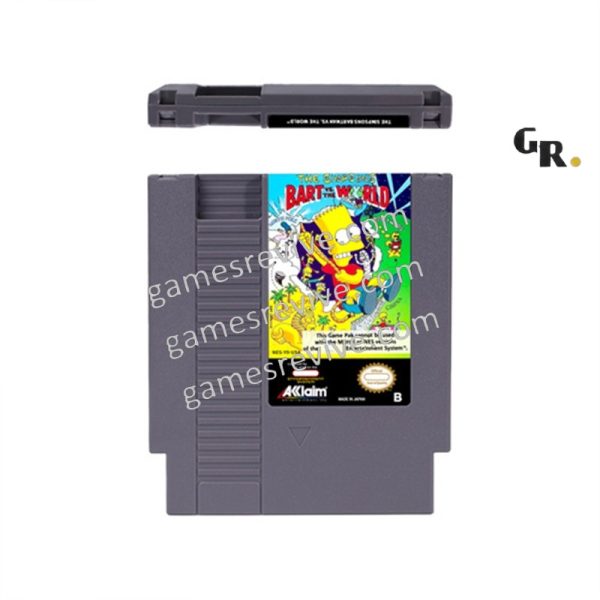 The Simpsons- Bart Vs. the World - Nintendo NES The Simpsons- Bart Vs. the World - Nintendo NES