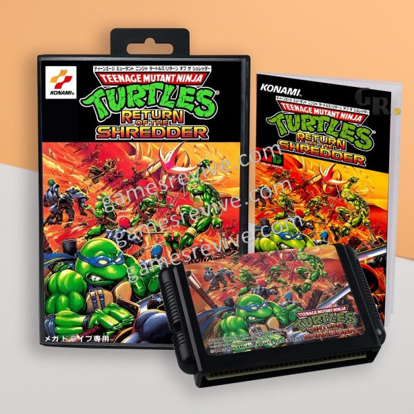 Turtles return of the Shredder - Sega Megadrive Jap Turtles return of the Shredder - Sega Megadrive Jap