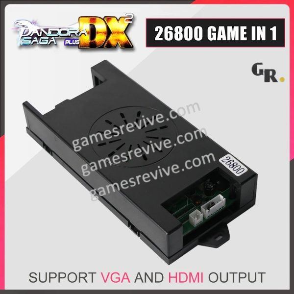 Carte Pandora Saga DX2 — 26 800 jeux, version familiale — Carte seule Carte Pandora Saga DX2 — 26 800 jeux, version familiale