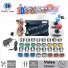 Kit borne Pandora Saga EX 3D — 6 666 jeux, boutons LED chromés 12 V — Multicolore Kit borne Pandora Saga EX 3D — 6 666 jeux, boutons LED chromés 12 V