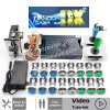 Kit borne d'arcade Pandora Saga DX — joysticks SANWA, boutons LED, monnayeur — Vert Kit borne d'arcade Pandora Saga DX — joysticks SANWA, boutons LED, monnayeur