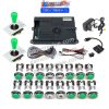 Kit borne d'arcade Pandora Saga EX2 — joysticks et boutons LED, 10 888 jeux — Tout vert Kit borne d'arcade Pandora Saga EX2 — joysticks et boutons LED, 10 888 jeux