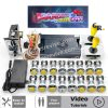 Kit borne d'arcade Pandora Saga — 4 710 jeux, SANWA et boutons LED — Tout jaune Kit borne d'arcade Pandora Saga — 4 710 jeux, SANWA et boutons LED