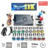 Kit borne d'arcade Pandora Saga DX — boutons LED argent, 4 joueurs, 9 800 jeux — Multicolore Kit borne d'arcade Pandora Saga DX — boutons LED argent, 4 joueurs, 9 800 jeux