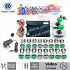 Kit borne Pandora Saga EX 3D — 6 666 jeux, boutons LED chromés 12 V — Tout vert Kit borne Pandora Saga EX 3D — 6 666 jeux, boutons LED chromés 12 V
