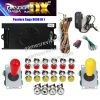 Pandora Saga DX2 — 9 800 jeux, carte seule ou kit complet SANWA — Kit rouge et jaune Pandora Saga DX2 — 9 800 jeux, carte seule ou kit complet SANWA