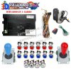 Pandora Saga EX2 3D — 8 000 jeux, carte seule ou kit complet SANWA — Kit rouge et bleu Pandora Saga EX2 3D — 8 000 jeux, carte seule ou kit complet SANWA