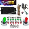 Pandora Saga DX2 — 9 800 jeux, carte seule ou kit complet SANWA — Kit vert et rouge Pandora Saga DX2 — 9 800 jeux, carte seule ou kit complet SANWA
