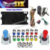 Pandora Saga DX2 — 9 800 jeux, carte seule ou kit complet SANWA — Kit trois couleurs Pandora Saga DX2 — 9 800 jeux, carte seule ou kit complet SANWA
