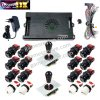 Kit borne d'arcade Pandora Saga DX 2 Plus — joysticks et boutons, 9 800 jeux — Tout noir Kit borne d'arcade Pandora Saga DX 2 Plus — joysticks et boutons, 9 800 jeux