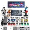 Kit borne d'arcade Pandora Saga — 4 710 jeux, SANWA et boutons LED — Multicolore Kit borne d'arcade Pandora Saga — 4 710 jeux, SANWA et boutons LED