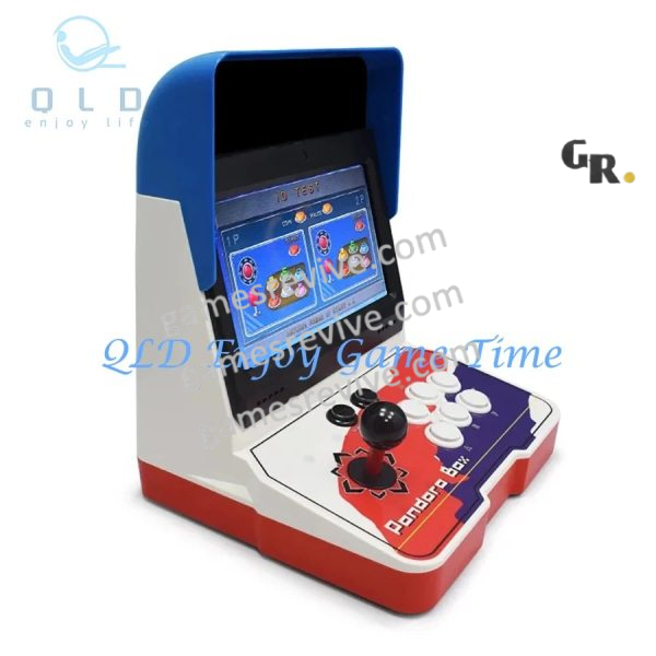 Mini borne d'arcade Pandora Box 9D — écran 10,1 pouces, 2 500 jeux