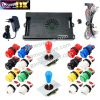 Kit borne d'arcade Pandora Saga DX 2 Plus — joysticks et boutons, 9 800 jeux — Multicolore Kit borne d'arcade Pandora Saga DX 2 Plus — joysticks et boutons, 9 800 jeux