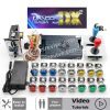 Kit borne d'arcade Pandora Saga DX — joysticks SANWA, boutons LED, monnayeur — Multicolore Kit borne d'arcade Pandora Saga DX — joysticks SANWA, boutons LED, monnayeur