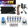 Pandora Saga DX2 — 9 800 jeux, carte seule ou kit complet SANWA — Kit bleu et blanc Pandora Saga DX2 — 9 800 jeux, carte seule ou kit complet SANWA