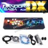 Console d'arcade Pandora Saga Plus DX — 26 800 jeux, 6 boutons, pause et sauvegarde — Décor C Console d'arcade Pandora Saga Plus DX — 26 800 jeux, 6 boutons, pause et sauvegarde