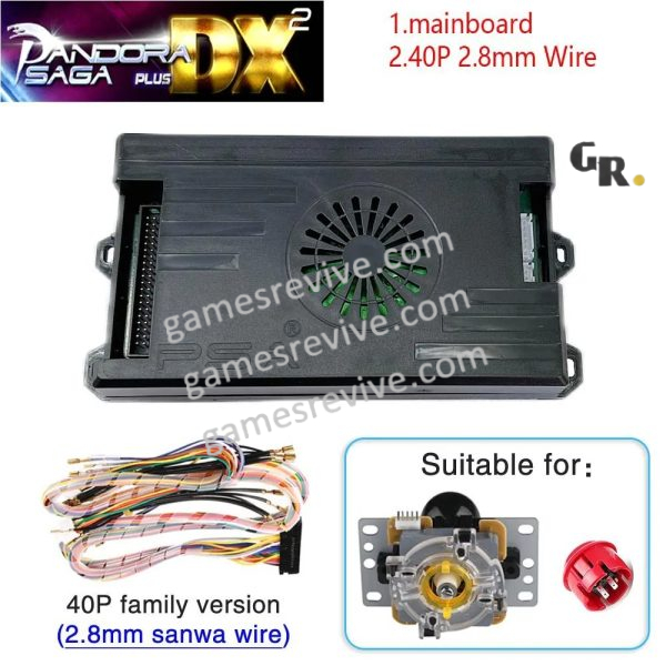Carte Pandora Saga DX 2 Plus — 9 800 jeux, 3D, 4 joueurs