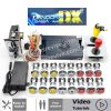 Kit borne d'arcade Pandora Saga DX — joysticks SANWA, boutons LED, monnayeur — Jaune et rouge Kit borne d'arcade Pandora Saga DX — joysticks SANWA, boutons LED, monnayeur