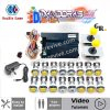Kit borne Pandora Saga EX 3D — 6 666 jeux, boutons LED chromés 12 V — Tout jaune Kit borne Pandora Saga EX 3D — 6 666 jeux, boutons LED chromés 12 V