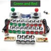 Kit joysticks et boutons d'arcade USB — SANWA, LED chromées, monnayeur