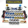 Kit joysticks et boutons d'arcade USB — SANWA, LED chromées, monnayeur