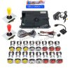 Kit borne d'arcade Pandora Saga EX2 — joysticks et boutons LED, 10 888 jeux — Jaune et rouge Kit borne d'arcade Pandora Saga EX2 — joysticks et boutons LED, 10 888 jeux