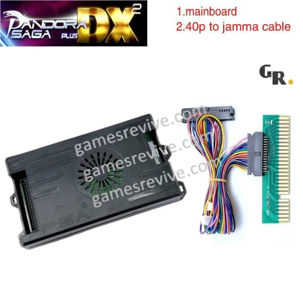 Carte Pandora Saga DX 2 Plus — 9 800 jeux, 3D, 4 joueurs