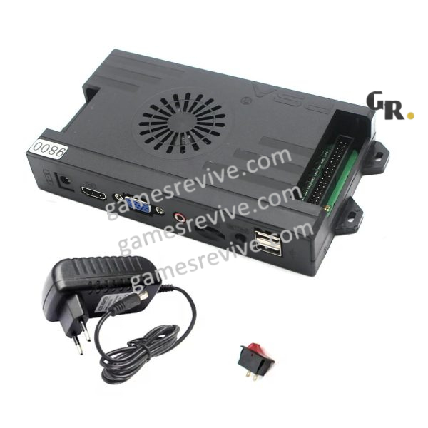 Carte Pandora Saga DX 2 Plus — version familiale, JAMMA, jusqu'à 26 800 jeux — 9 800 jeux + alimentation Carte Pandora Saga DX 2 Plus — version familiale, JAMMA, jusqu'à 26 800 jeux