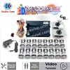 Kit borne Pandora Saga EX 3D — 6 666 jeux, boutons LED chromés 12 V — Tout blanc Kit borne Pandora Saga EX 3D — 6 666 jeux, boutons LED chromés 12 V