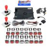 Kit borne d'arcade Pandora Saga EX2 — joysticks et boutons LED, 10 888 jeux — Tout rouge Kit borne d'arcade Pandora Saga EX2 — joysticks et boutons LED, 10 888 jeux