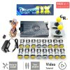 Kit borne d'arcade Pandora Saga DX — boutons LED argent, 4 joueurs, 9 800 jeux — Tout jaune Kit borne d'arcade Pandora Saga DX — boutons LED argent, 4 joueurs, 9 800 jeux