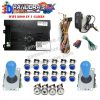 Pandora Saga EX2 3D — 8 000 jeux, carte seule ou kit complet SANWA — Kit tout bleu Pandora Saga EX2 3D — 8 000 jeux, carte seule ou kit complet SANWA