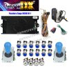 Pandora Saga DX2 — 9 800 jeux, carte seule ou kit complet SANWA — Kit tout bleu Pandora Saga DX2 — 9 800 jeux, carte seule ou kit complet SANWA