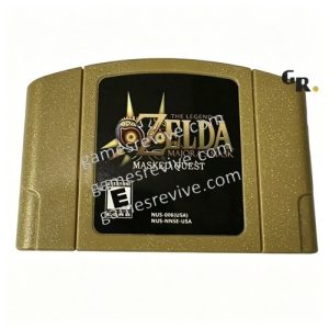 Zelda Majoras Mask Masked Quest Cartouche Doree – Nintendo 64