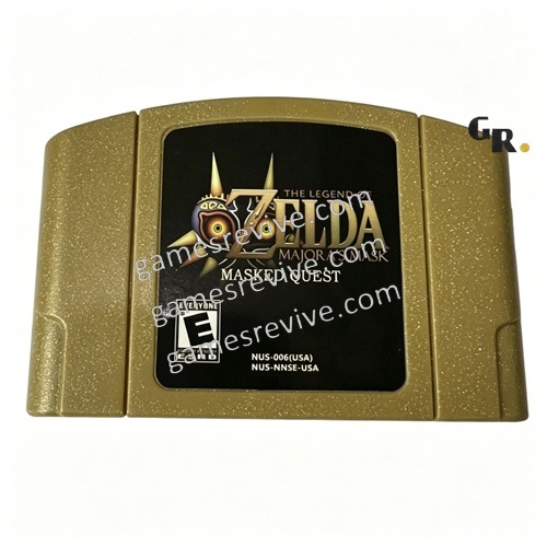Zelda Majoras Mask Masked Quest Cartouche Doree - Nintendo 64 Zelda Majoras Mask Masked Quest Cartouche Doree - Nintendo 64